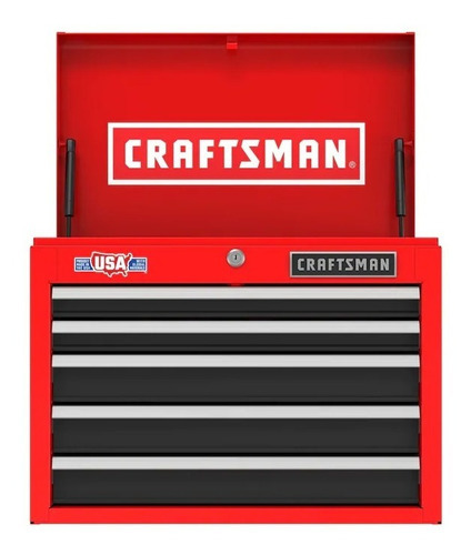 Caja Para Herramientas Craftsman 2000 Series, 5 Cajones Color Rojo