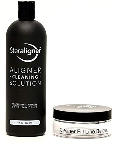 Steraligner Aligner Tray Cleaning Solution | 16oz Bottle Wit