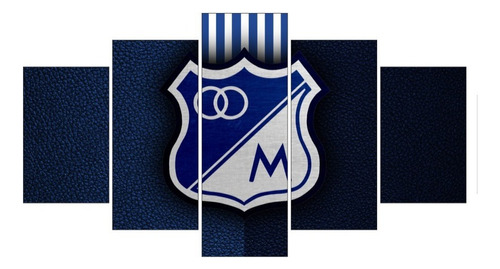 Cuadros Decorativos Modernos Equipo De Fútbol Millonarios Fc