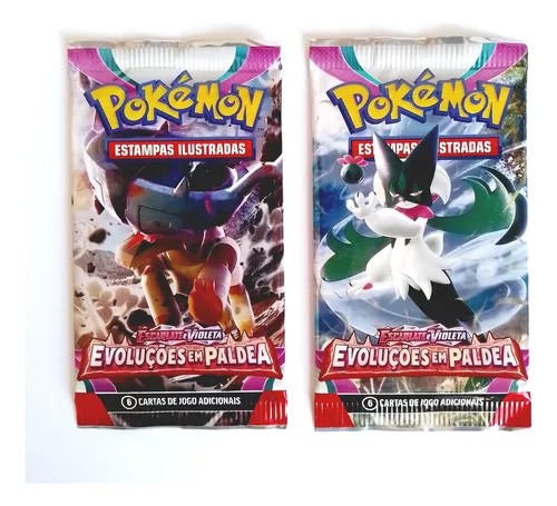 36 Pacotes Caixa Pokémon Booster 216 Cartas - Escarlate e Violeta