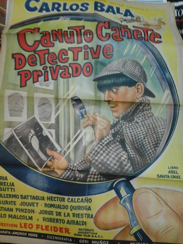 * Po 0017- Poster Pelicula - Canuto Cañete Detective Privado