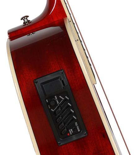 Guitarra Jidyous de 12 cuerdas Color Rojo