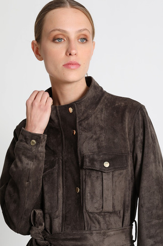 Chaqueta Cargo Cafe Liola