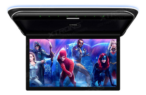 Pantalla Toldo Techo 19.5puLG Usb Hdmi Av Auto Camioneta Van