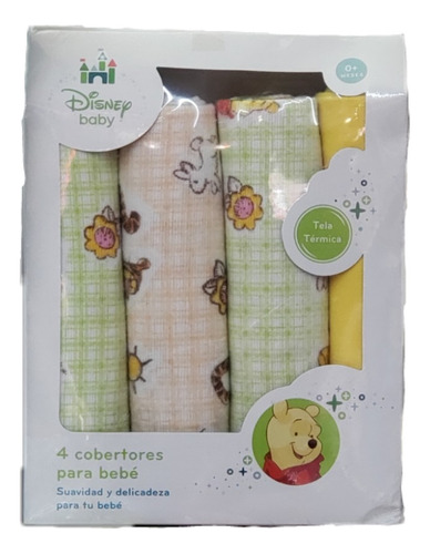 Franelas Para Bebe En Paquete De 4 Pzs