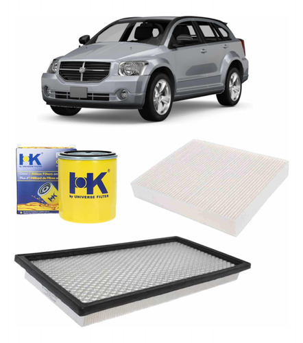 Kit Filtro De Aceite Aire Polen Dodge Caliber Motor 2.0 2.4