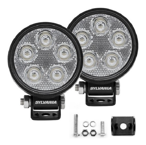 Par De Faros Led Redondos Osram 34070 Pod Slim 3 Pulgadas