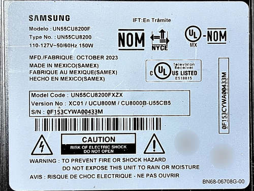 Leds Originales Samsung Un55cu8200 Un55cu8200f Lm41-01090a/c (Usado)