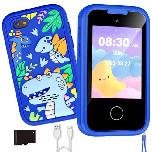 Nikukuku Kids Smart Phone For Boys Dinosaur Kid Toys Y2wbb