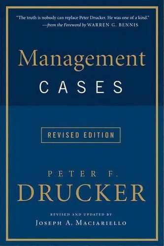 Management Cases, Revised Edition, De Peter F. Drucker. Editorial Harpercollins Publishers Inc, Tapa Blanda En Inglés