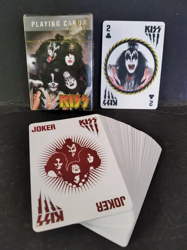 Kiss, Set De Cartas De Poker.