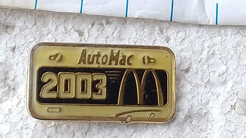 Insignia Distintivo Pin Publicidad Mc Donalds Original  #01