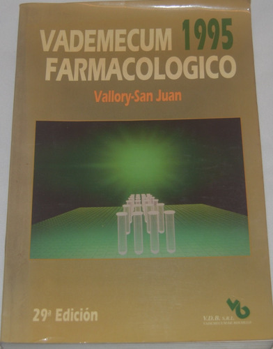 Vademécum Farmacológico 1995 Vallory San Juan N23