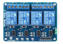 Comprar Modulo Rele Relay 4 Canales Arduino Pic 5v 10a
