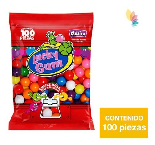 Chicle Bola Lucky Gum Clasico 100pzs