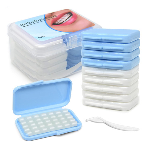 Bvn Braces Cera Dental Cera: 10 Cajas Tiras De Cera De Ortod