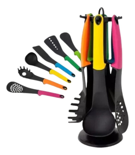 Set Juego Cucharones De 6 Utensilios Para Cocina