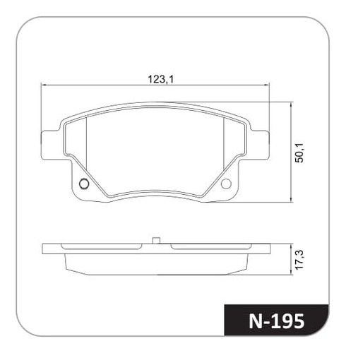 Juego Pastillas Freno X 4 Para Ford Transit 10/15