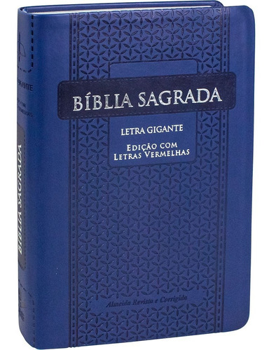 Bíblia Sagrada Letra Gigante Luxo Rc Palavras Jesus Vermelho