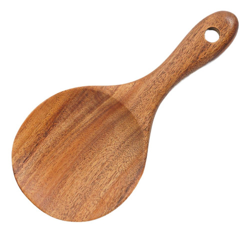 1 Cuchara Arroz Madera Teca Cucharon Vajilla Para Servir