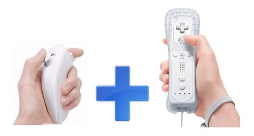 Imagen 1 de 5 de Kit Para Nintendo Wii Control Remoto Wii + Nunchuk