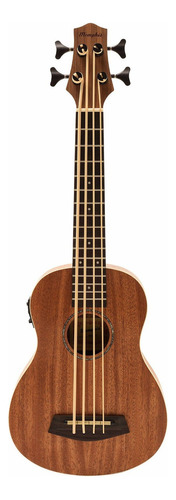 Bajo Ukelele Ubass Memphis - Con Funda Color Marrón