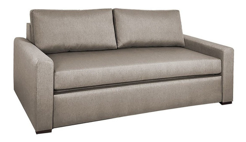 Sofa Cama 2 Plazas Sillón 3 Cuerpos Living Tapizado Lino