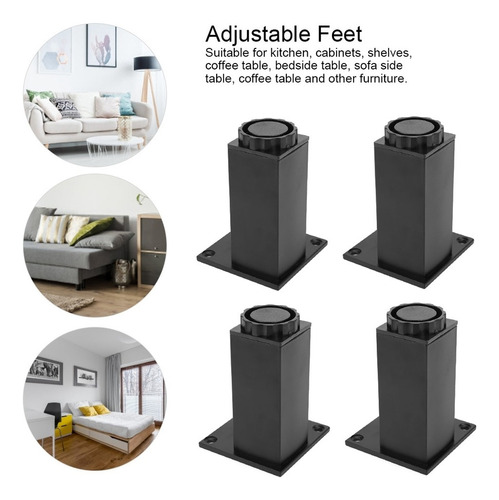 4 Patas Ajustables Para Sofá Cama, Soporte Para Patas De 100