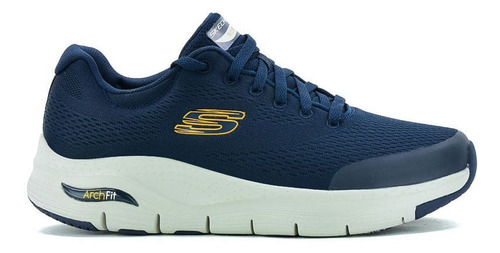 Champion Deportivo Skechers Arch Fit Horma Ancha Navy