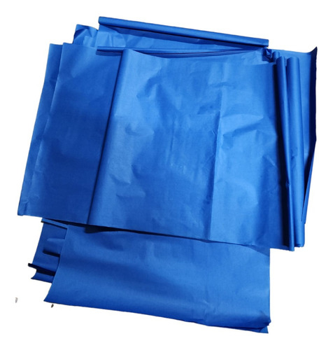 Pliego Papel Volantín Seda Azul (pack 5 Unidades)