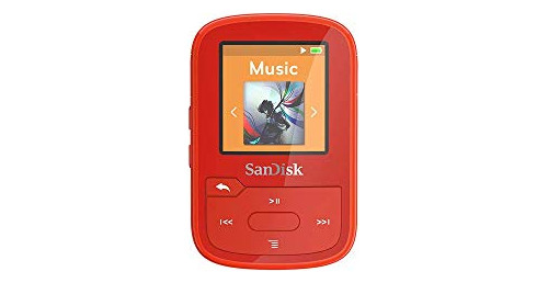 Reproductor Mp3 - Sandisk - De 16 Gb - Rojo - Bluetooth