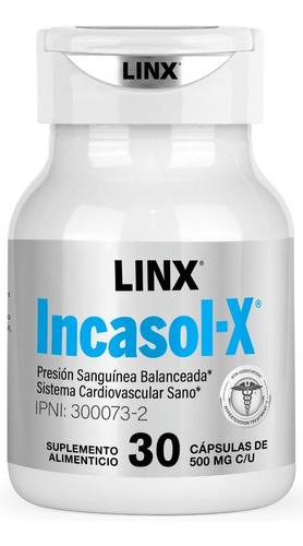 Incasol-x® 30 Regulariza Presión Arterial Naturelab® Sabor Sin sabor