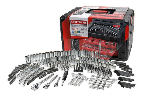 Craftsman Autocle Caja De Herramienta 450 Pc Envio Gratis Jr