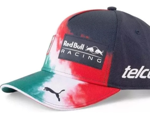 Gorra Checo Pérez Gp México 2022 Red Bull Tricolor