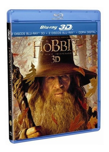 El Hobbit: Un Viaje Inesperado. Blu Ray 3-d. Nuevo Sellado