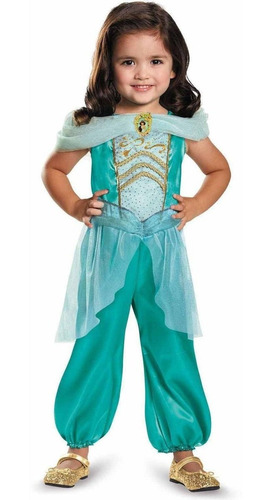 Disfraz Halloween Niña Princesa Jazmín Disney Talla Small