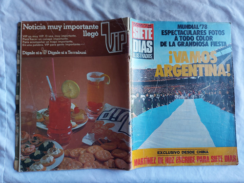 Revista Siete Dias N° 573 Junio 1978 - Mundial 78 Fotos (Usado)