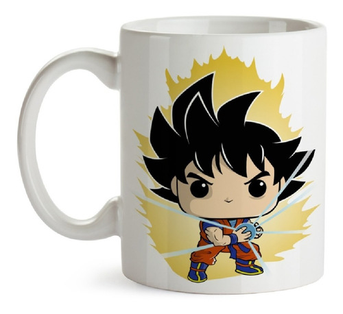 Mug Goku Kamehameha Dragon Ball Z Tipo Pop