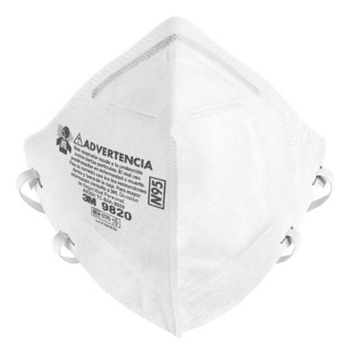 3m® Respirador Para Partículas 9820 N95 C/50 Piezas Original