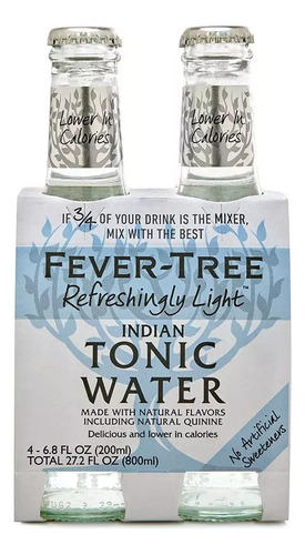 Fever Tree Agua Tonica Premium 8 Piezas De 200ml C/u!!