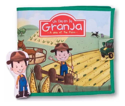 Libro En Tela Para Bebés Y Niños | Quietbook De La Granja