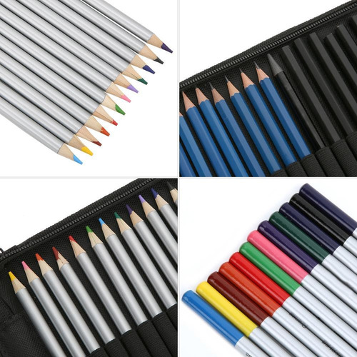 Kit De 41 Lápices De Madera Para Dibujar, Para Estudiantes D