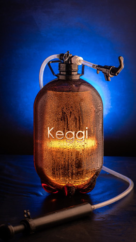 Chopera Pet Keggi Original Con Inflador 10l Completa