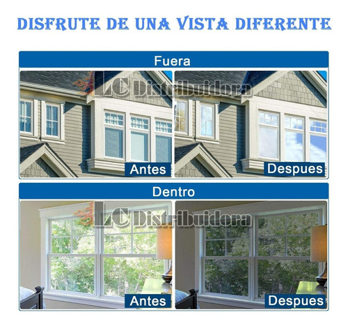 Imagen 5 de 6 de Polarizado Espejado Film 1 Mts X 3 Mts + Cutter Y Espatula