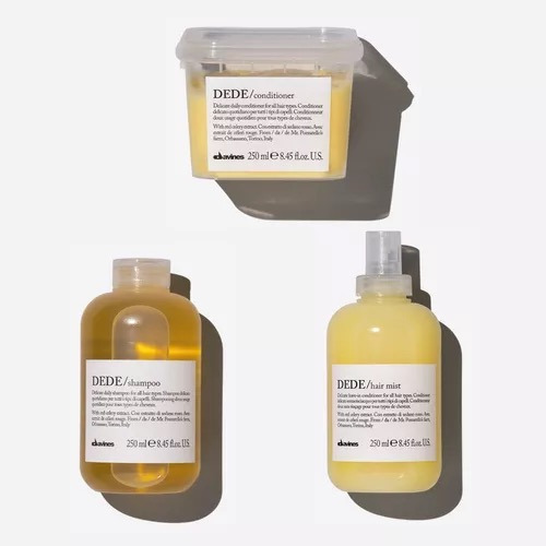 Davines Kit Dede Shampoo,  Acondicionador Y Crema D Peinar