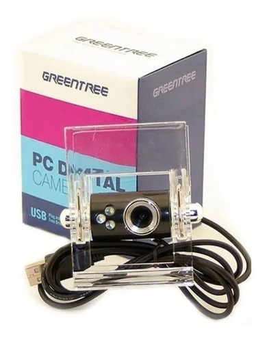 Cámara Web Greentree Pc Teletrabajo Webcam Con Flash Atrix ®