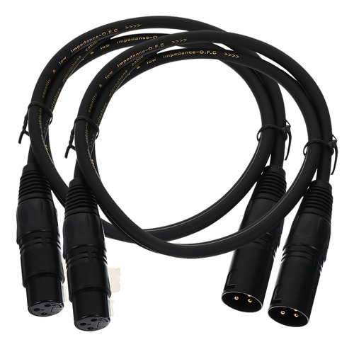 Cable De Altavoz Harmonizer Cable Xlr Para Micrófono, 2 Unid
