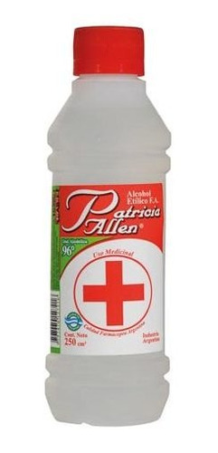 Pack X 10 Unid Alcohol   250 Cc Pat.allen