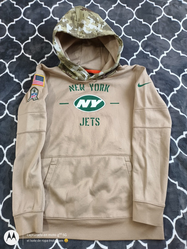 Sudadera Nike Nfl Militar Niño Jets New York L Jr.