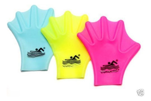 Guantes De Natación Silicona De 1par